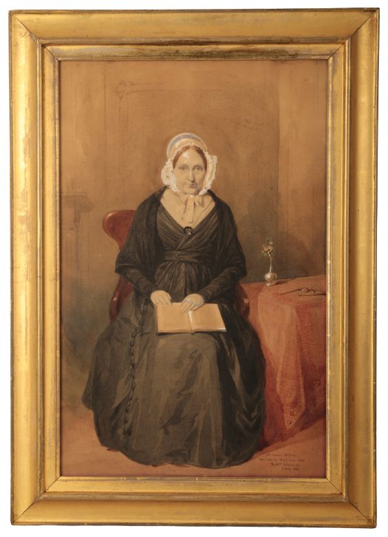 WILLIAM SIMPSON (1823-1899) A portrait of Mrs James Wilson