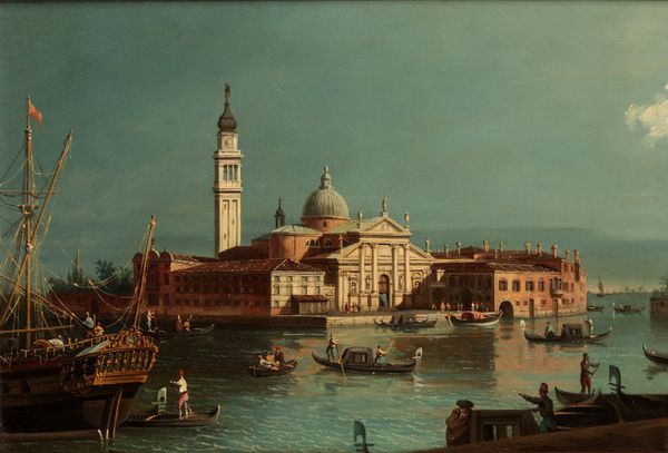 MANNER OF GIOVANNI ANTONIO CANAL,  KNOWN AS “CANALETTO” (1697-1768)  ‘THE PUNTA DELLA DOGANA AND SANTA MARIA DELLA SALUTE’; 'SAN GIORGIO MAGGIORE'