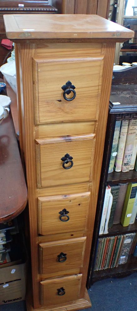 A PINE CD CABINET