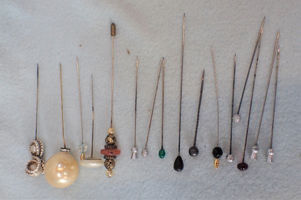 A COLLECTION OF HATPINS