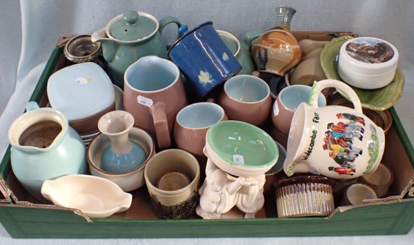 A COLLECTION OF DENBY CERAMICS AND OTHER STONEWARE