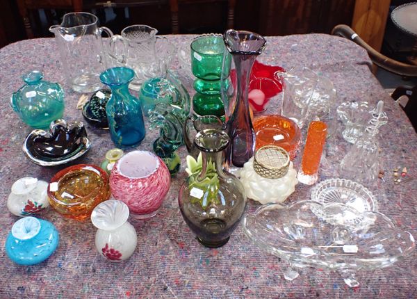 A COLLECTION OF ART GLASS AND SIMILAR ITEMS