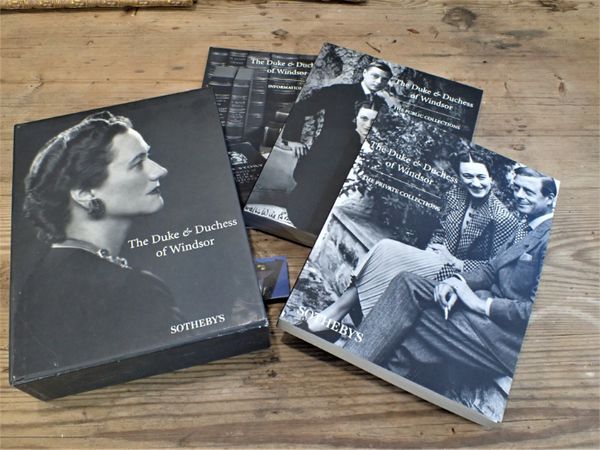 THE DUKE AND DUCHESS OF WINDSOR: SOTHEBY'S 3 VOL. CATALOGUE