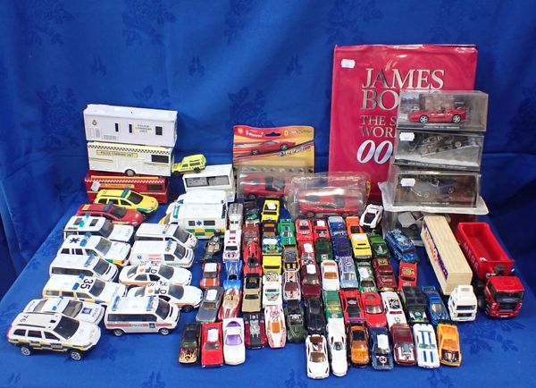 A COLLECTION OF TOY VEHICLES