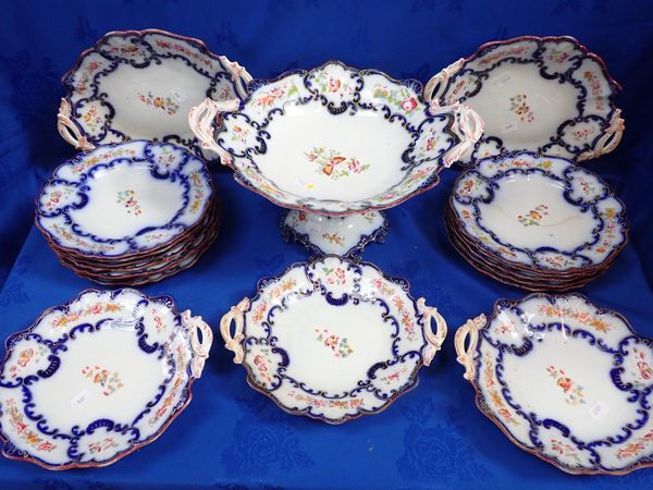 A VICTORIAN DESSERT SERVICE