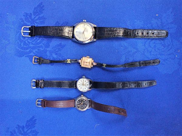 FOUR WRISTWATCHES