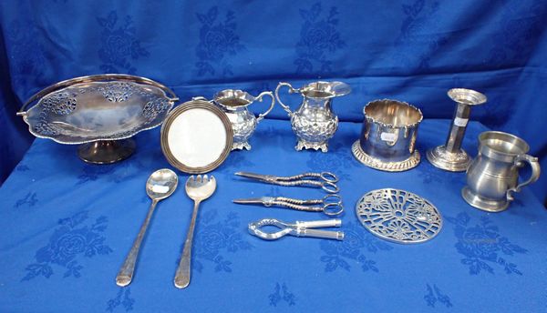 A COLLECTION OF SILVER-PLATED WARE