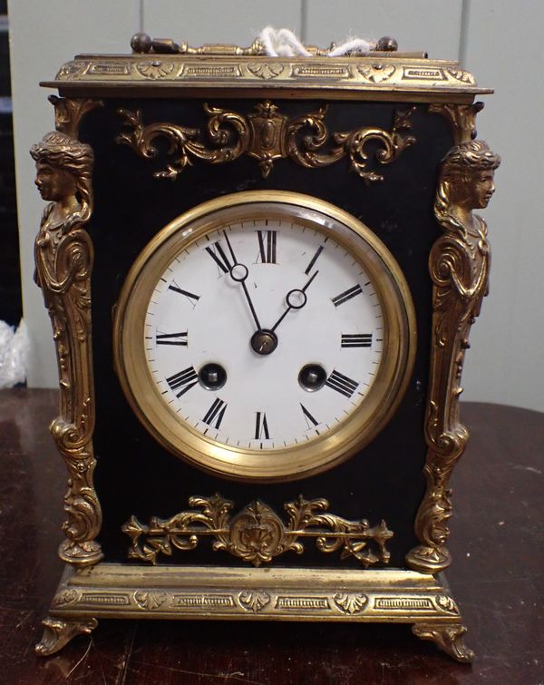 A FRENCH MANTEL CLOCK