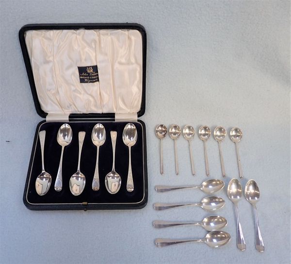 A COLLECTION OF SILVER TEASPOONS