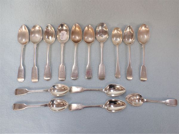 A COLLECTION OF SILVER SPOONS