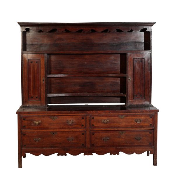 AN 18TH CENTURY OAK DRESSER