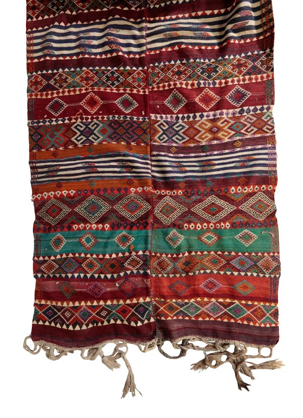 A TURKISH KILIM 'SHEPHERDS TENT' RUG