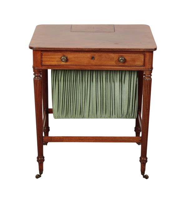 A REGENCY MAHOGANY CHAMBER WRITING TABLE,