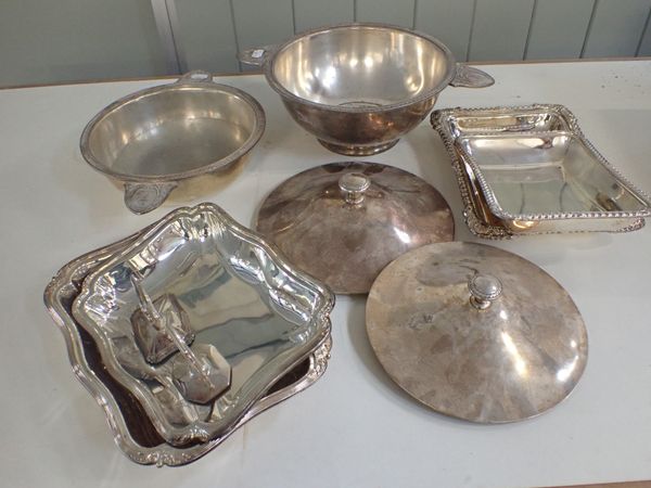 A COLLECTION OF SILVER-PLATED WARE