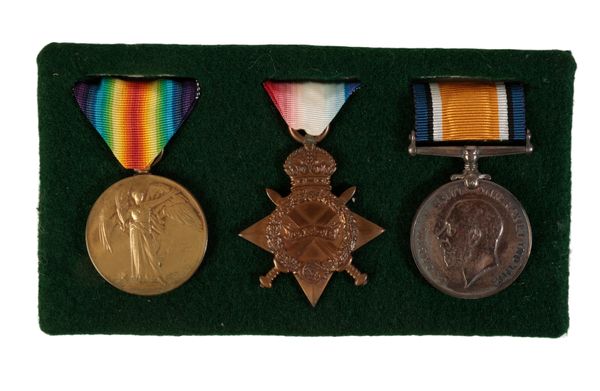 1914/15 TRIO TO 2ND LIEUTENANT HEMBROW SEAFORTH HIGHLANDERS