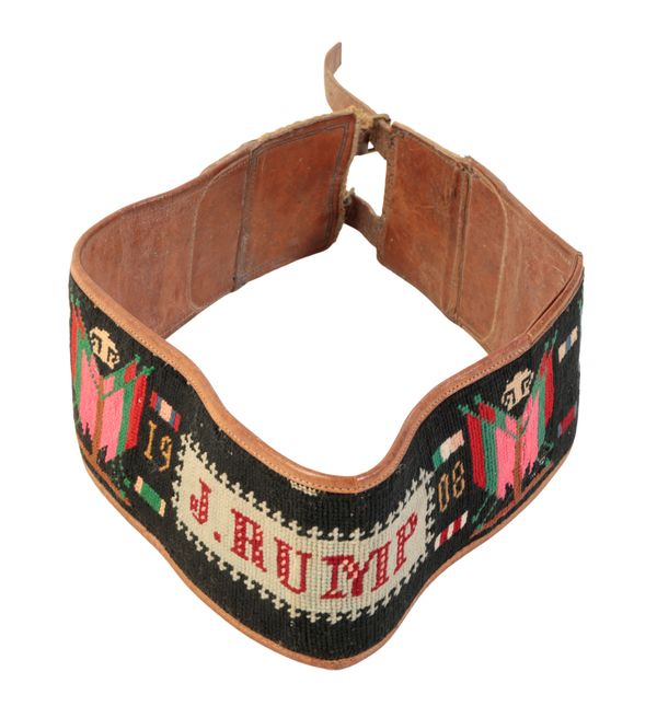 A COMMEMORATIVE BRITISH ARMY STABLE BELT