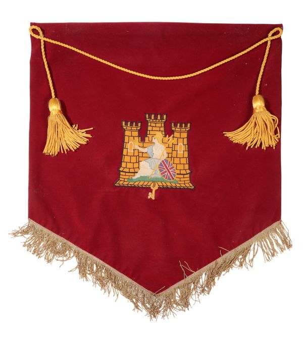 TWO 1ST BATTALION ROYAL ANGLIAN REGIMENT BANNERS