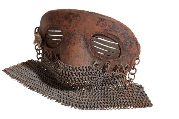 A RARE WWI TANK CREW SPLATTER MASK