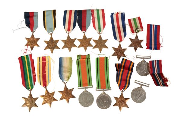 A COLLECTION OF SECOND WORLD WAR MEDALS.