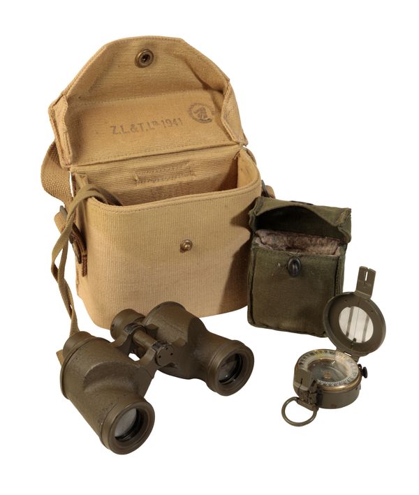 A PAIR OF CANADIAN MILITARY BINOCULARS