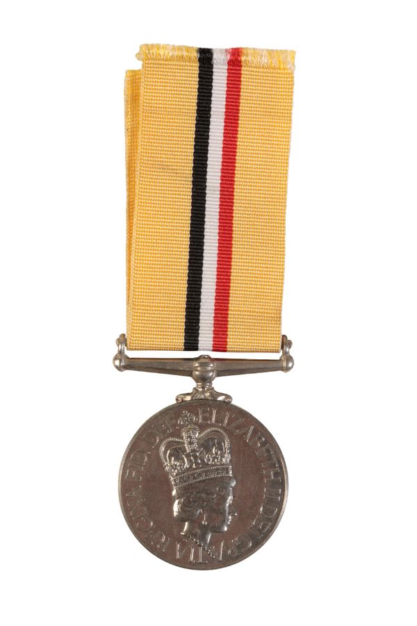 IRAQ MEDAL TO RIFLEMAN C A HAMMOND RIFLES.