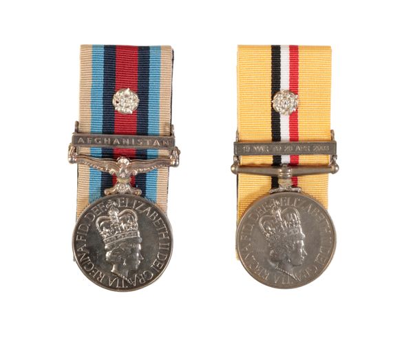 CAMPAIGN PAIR TO PTE A S WRIGHT RAMC