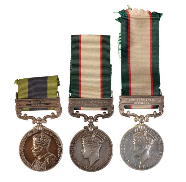 THREE INDIAN GENERAL SERVICE MEDALS