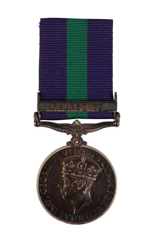 GSM PALESTINE TO  PTE J ATHERTON CHES REGT