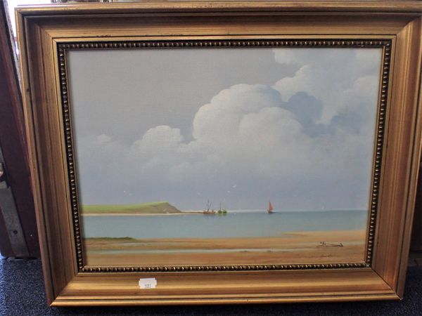 NORMAN BRADLEY-CARTER: A COASTAL SCENE