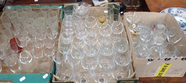 A COLLECTION OF DOMESTIC GLASSWARE