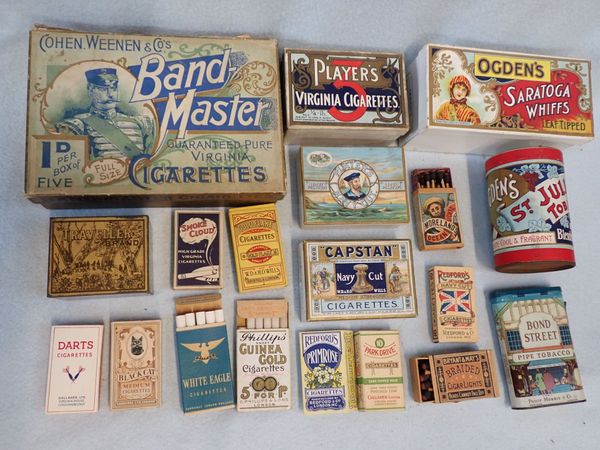 A COLLECTION OF VINTAGE TOBACCO RELATED PACKAGING