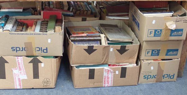 A LARGE QUANTITY OF BOOKS