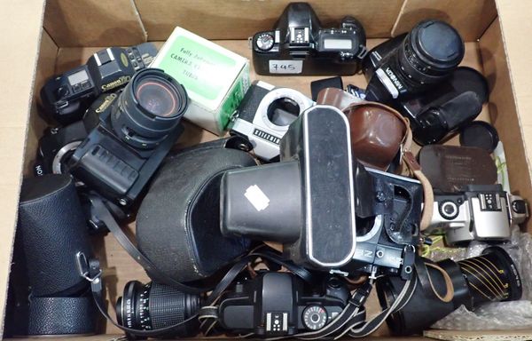 A BOX OF CAMERAS