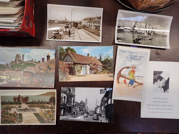 A BOX OF DORSET POSTCARDS