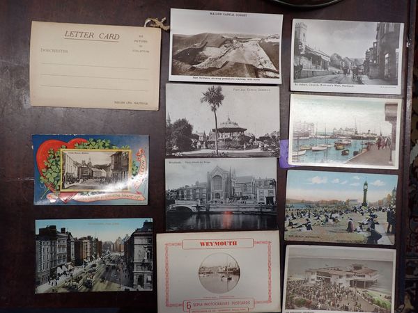 A BOX OF DORSET POSTCARDS