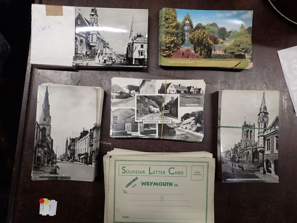 A BOX OF POSTCARDS, UNUSED SHOP STOCK