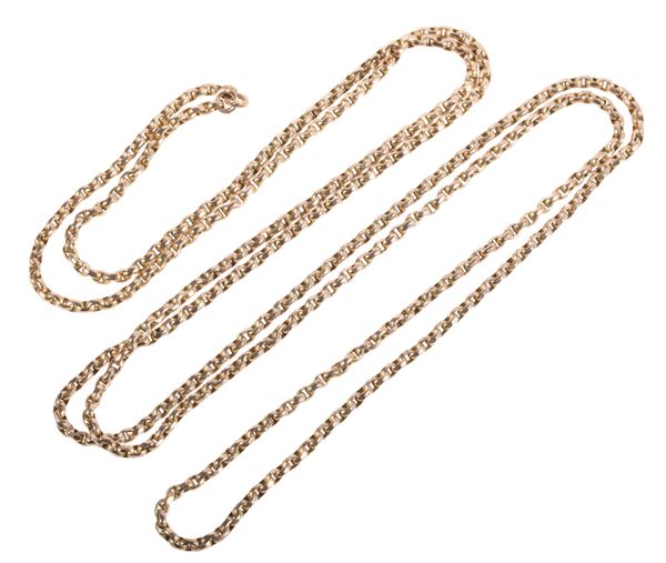 A 9CT YELLOW GOLD BELCHER CHAIN