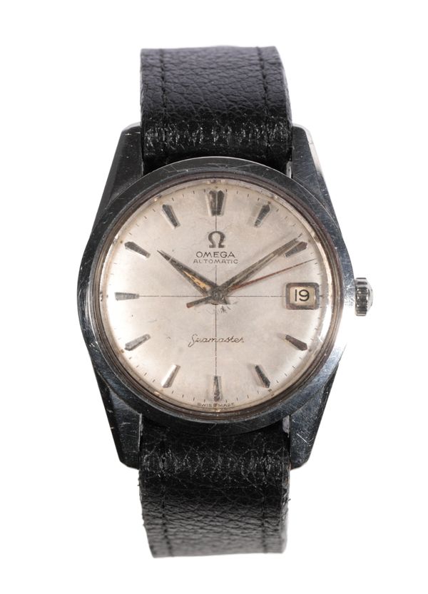 OMEGA: A SEAMASTER GENTLEMAN'S STAINLESS STEEL WRISTWATCH