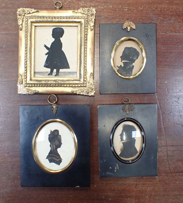 A 19TH CENTURY SILHOUETTE PORTRAIT