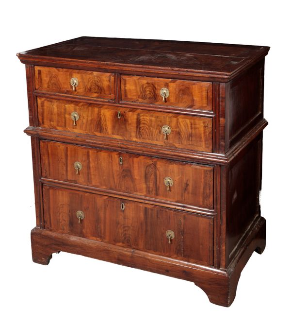 A WALNUT CHEST