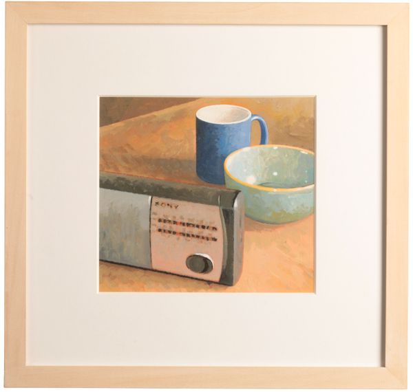 *MARK PONSFORD (Contemporary) 'Radio, Mug, Bowl'