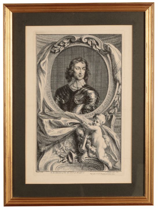 JONAS SUYDERHOFF AFTER  PIETER CLAESZ SOUTMAN A portrait of Hendrik Goltzius