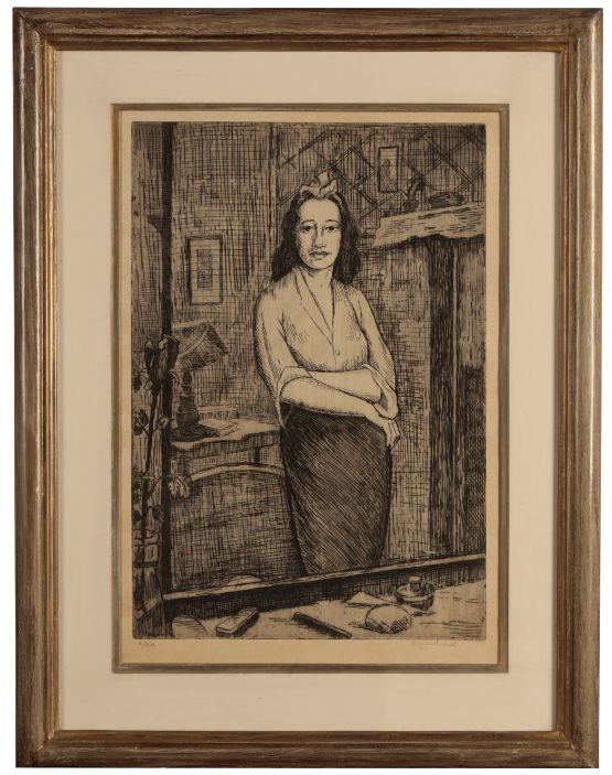 *CLIFFORD HALL (1904-1973) A sketch of a woman