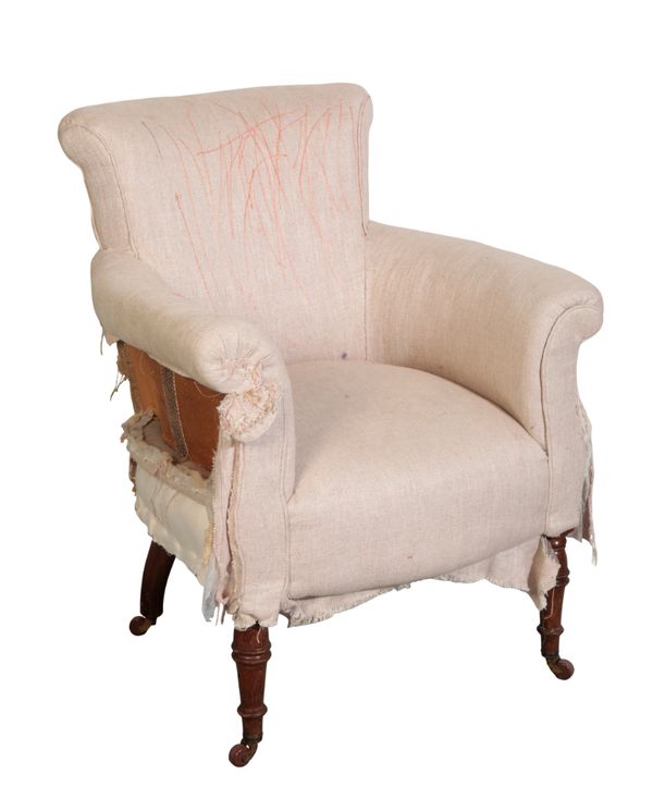 A REGENCY MAHOGANY ARMCHAIR