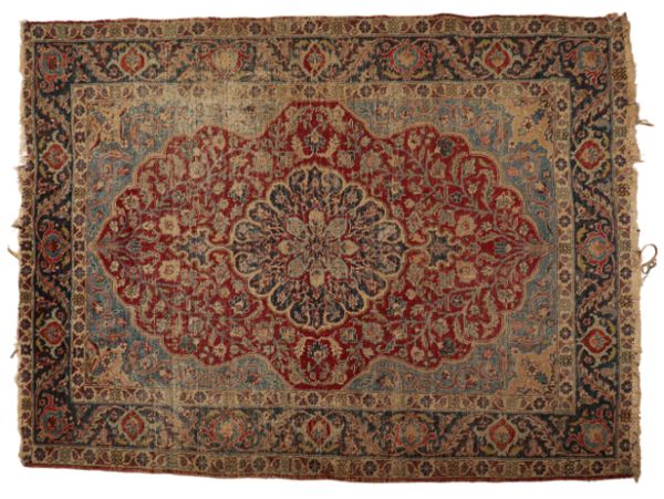 A PERSIAN CARPET OF ISFAHAN STYLE,