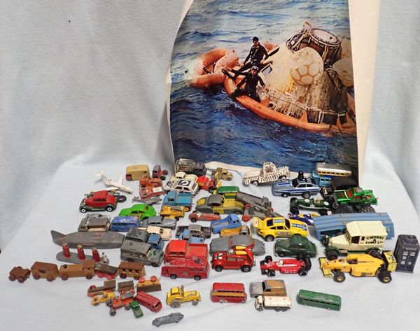 A COLLECTION OF MIXED TOY VEHICLE MODELS