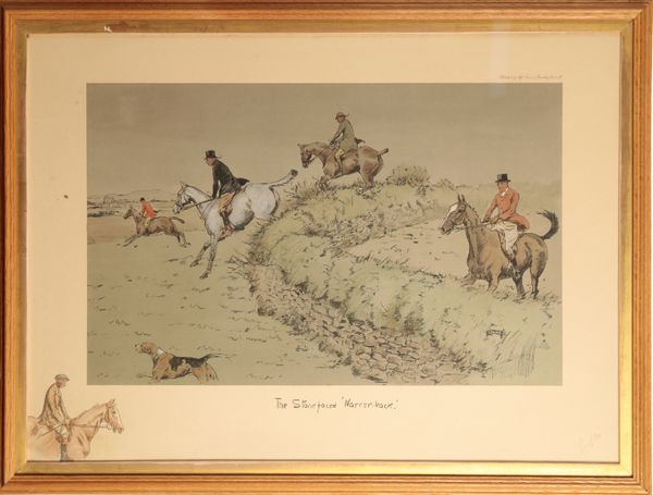 *CHARLES JOHNSON PAYNE 'SNAFFLES' (1884-1967) A group of five hunting prints