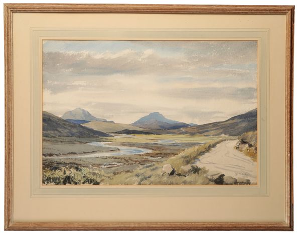 GEORGE MARK OSWALD DAVY (1898–1983) A Highland river landscape