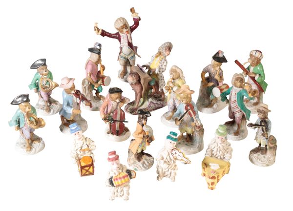 A SET OF MONKEY BAND FIGURES