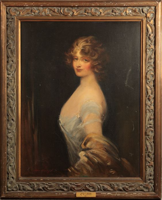 HAL HURST (1865-1938) A portrait of Miss Florence Milner